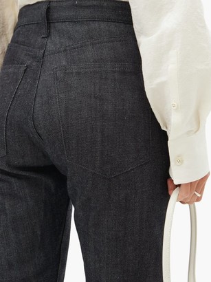 Jil Sander High-rise Straight-leg Jeans - Dark Blue