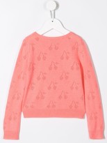 Thumbnail for your product : Bonpoint Cherry Knit Cardigan
