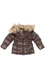 Thumbnail for your product : Diesel Lollipop Printed Nylon Long Down Jacket