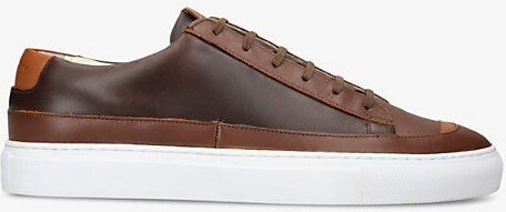 Grenson Mens Brown D-Stock Leather Low-Top Trainers Eur 43 / 9 Uk Men