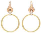 Thumbnail for your product : Charlotte Chesnais Halo Vermeil & Silver Earrings - Womens - Rose Gold