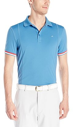 J. Lindeberg Men's Willia Sli Tx Jersey+ Golf Polo Shirt