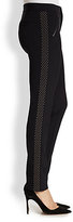 Thumbnail for your product : Rebecca Taylor Ava Techy Studded Pants