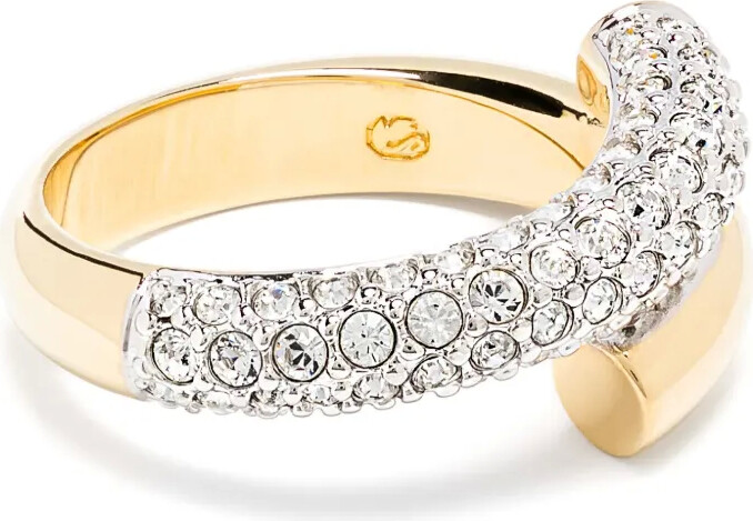 Swarovski Dextera crystal-embellished ring