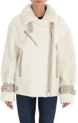 Nicole Benisti Shearling And Puffer Grand Coat - ShopStyle