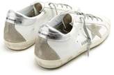 Thumbnail for your product : Golden Goose Super Star Low Top Leather Trainers - Womens - White Silver