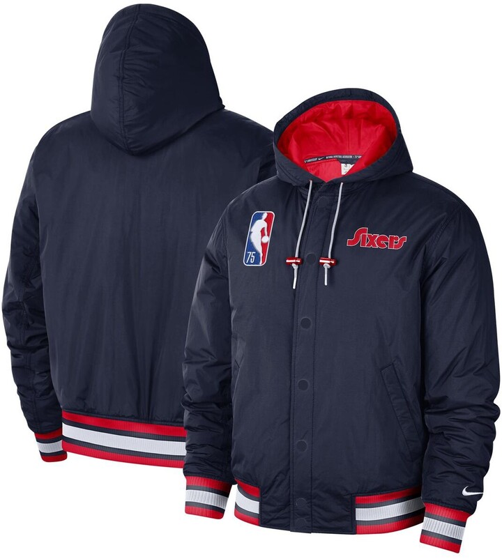 76ers nike jacket