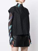 Thumbnail for your product : Issey Miyake geometric pattern top