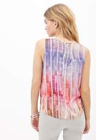 Thumbnail for your product : Forever 21 Contemporary Ombré Brushstroke Dolphin Top