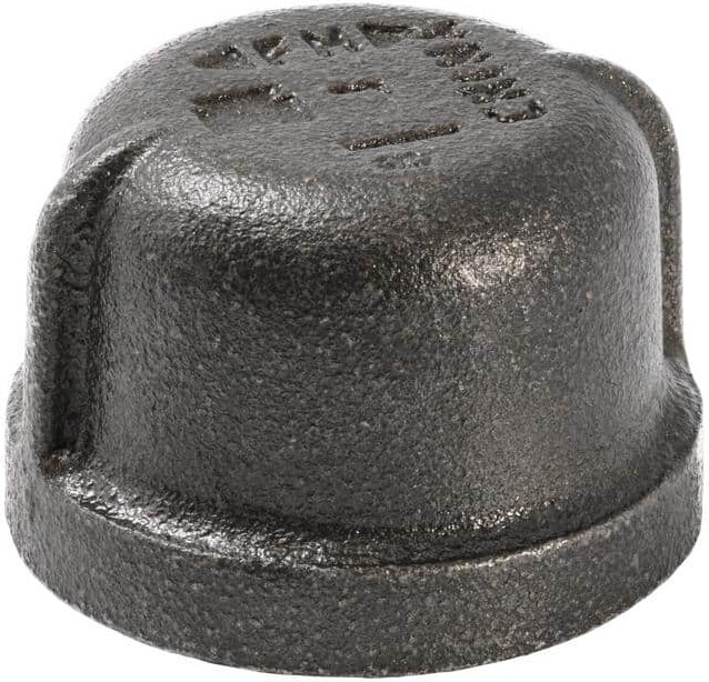 Southland 1 in. Black Malleable Iron FIP Cap Fitting