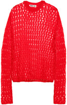 Thumbnail for your product : McQ Open-knit Mohair-blend Sweater