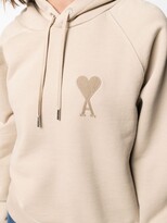 Thumbnail for your product : AMI Paris Embroidered-Logo Drawstring Hoodie