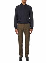 Thumbnail for your product : Paul Smith Animal-jacquard flat-front chinos