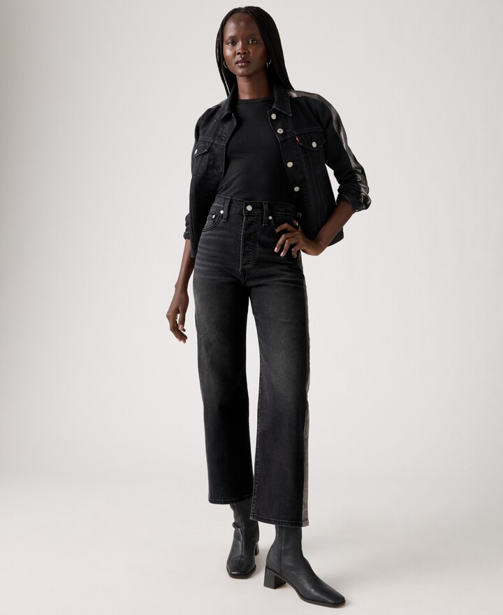 Levi's Women's Ribcage High Rise Straight Ankle Jeans