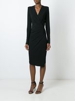 Thumbnail for your product : Alexandre Vauthier V-neck midi dress - women - Spandex/Elastane/Viscose - 34
