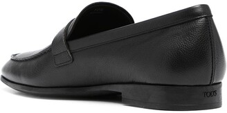 Tod's Buckle-Detail Square-Toe Loafers