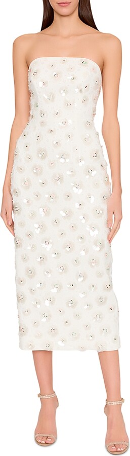 Milly Kait Fleur Paillette Dress