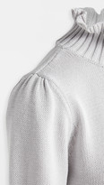 Thumbnail for your product : 525 Cropped Ruffle Mock Neck Sweater