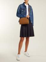 Thumbnail for your product : A.P.C. Half Moon Saffiano Leather Cross Body Bag - Womens - Light Tan