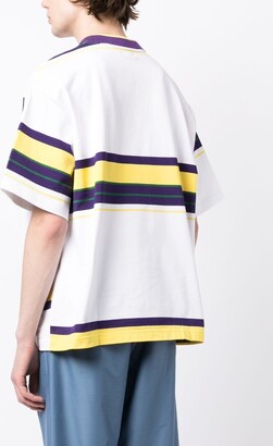 Kolor asymmetric high-neck T-shirt