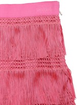 Thumbnail for your product : Alberta Ferretti Mini Skirt W/ Fringes