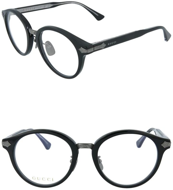 Gucci 50mm round optical glasses Clearance