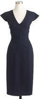 Thumbnail for your product : J.Crew Tall cap-sleeve dress in Italian wool crepe