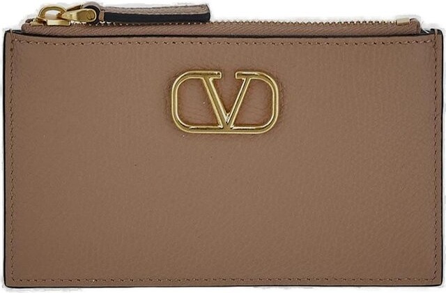 Valentino Garavani V Logo Small Shoulder Bag Leather Green | Crossbody Bag