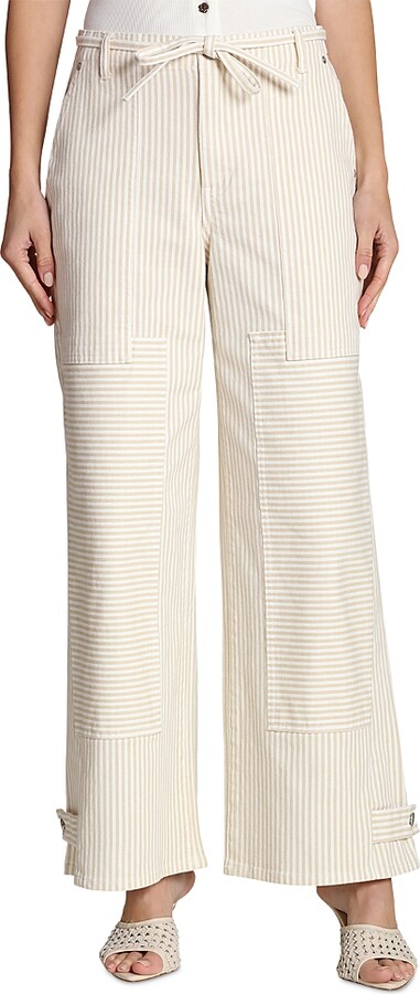 AVEC LES FILLES Patchwork Pants