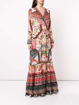 Thumbnail for your product : Camilla floral print maxi wrap dress