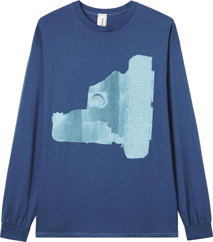 WESTFALL long-sleeve graphic T-shirt