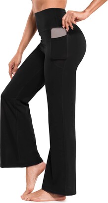Women's Bootcut Yoga Pants with Pockets - Flare Leggings for Women