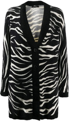 zebra print jumper dress