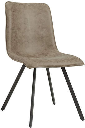 Asstd National Brand Buren Faux Suede Side Chair- Set of 2