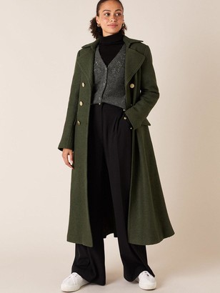 Fit Flare Wool Coat | Shop the world's largest collection of fashion |  ShopStyle UK