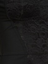 Thumbnail for your product : Dolce & Gabbana Lace & satin corset mini dress