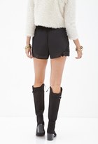 Thumbnail for your product : Forever 21 Scalloped Hem Shorts