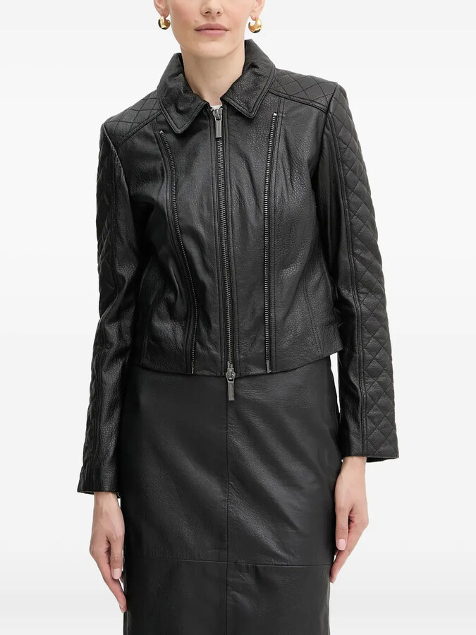 Armani Exchange Quilted Zip Jacket