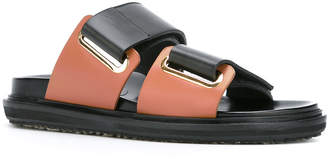 Marni Velcro strap Fussbet sandals