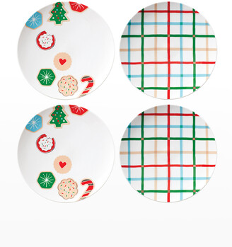 Kate Spade Cookie Time 4-Piece Accent Plate Set
