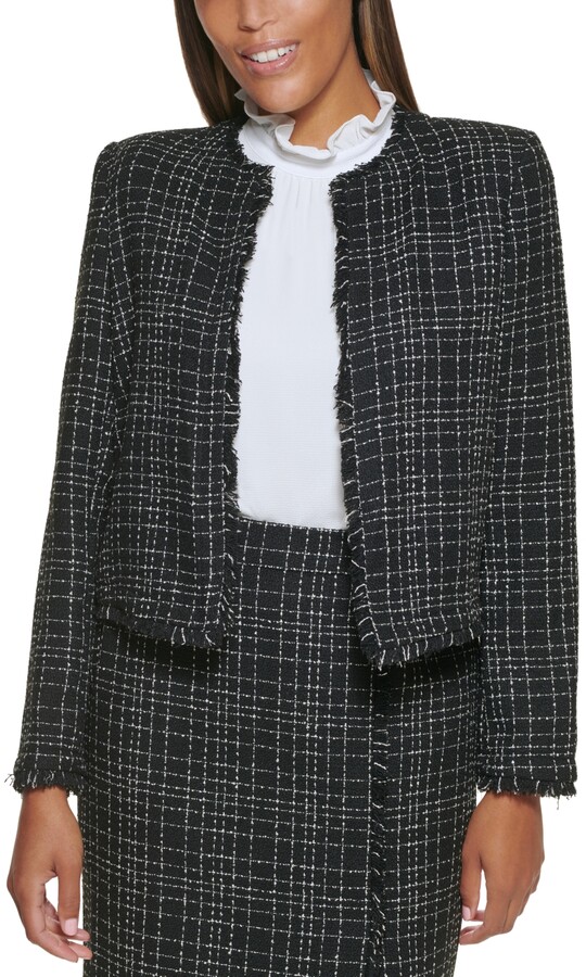 petite tweed coat