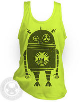 Thumbnail for your product : American Apparel EQ ROBOT 60s Vintage old tin toy BB408 Poly/Cotton Tank Top NWT