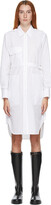 Thumbnail for your product : Helmut Lang White Belted Shirt Dress