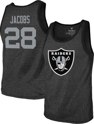 Men's Fanatics Branded Josh Jacobs Black Las Vegas Raiders Team Wordmark Player Name & Number Long Sleeve T-Shirt Size: Small