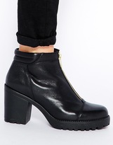 Thumbnail for your product : Vagabond Leather Zip Grace Ankle Boots