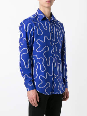 Vivienne Westwood waves print shirt