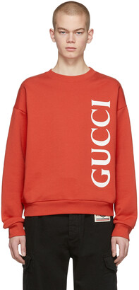 Gucci Red Logo Sweatshirt