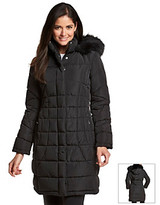 Thumbnail for your product : Calvin Klein Performance Women's Quilted Coat with Faux Fur Trimmed Hood