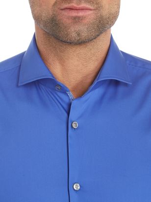 HUGO BOSS Men's Jerrin Slim Fit Contrast Poplin Trim Shirt