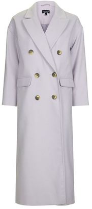 Topshop Double breasted slouch coat